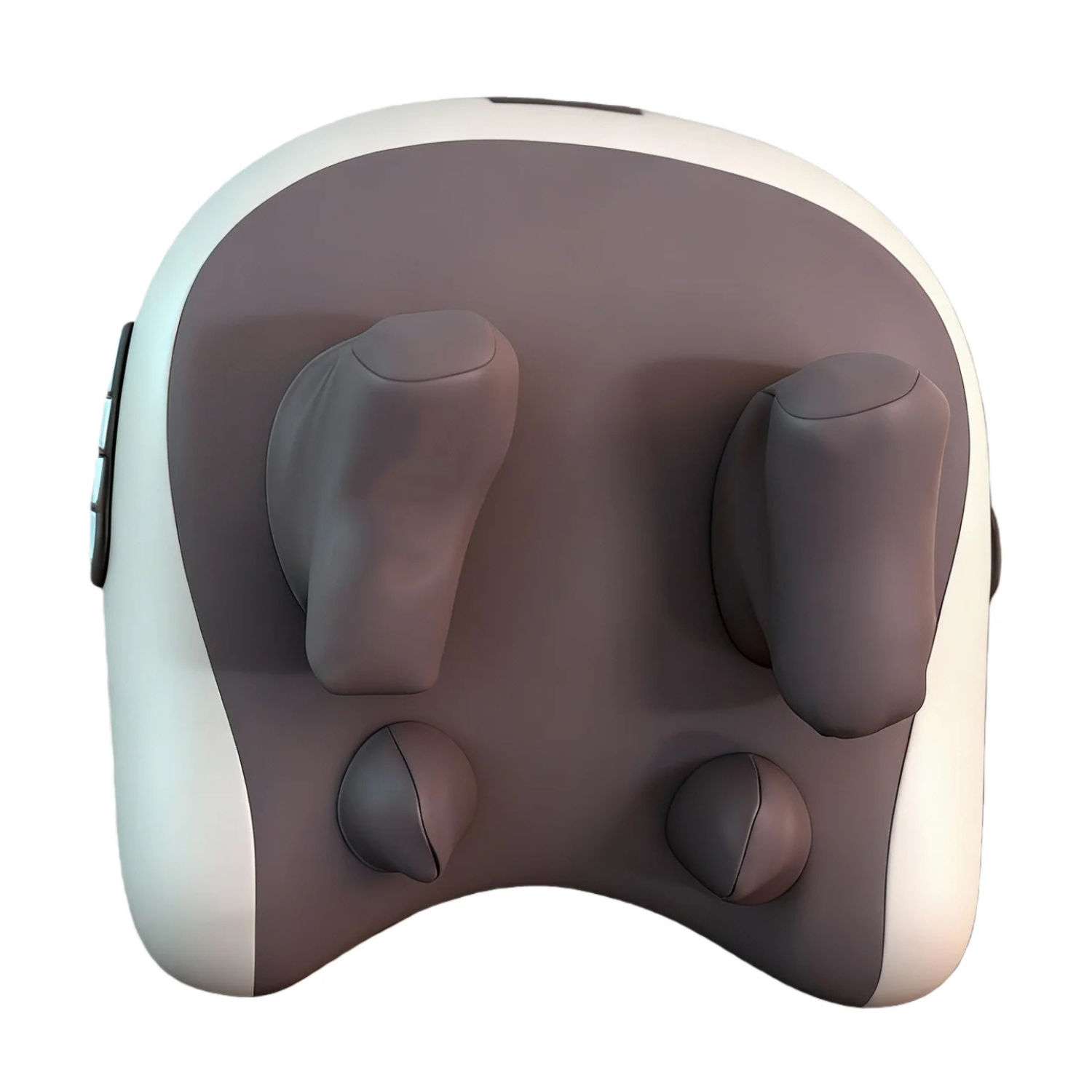 Massage pillow with multiple massage nodes on a white background