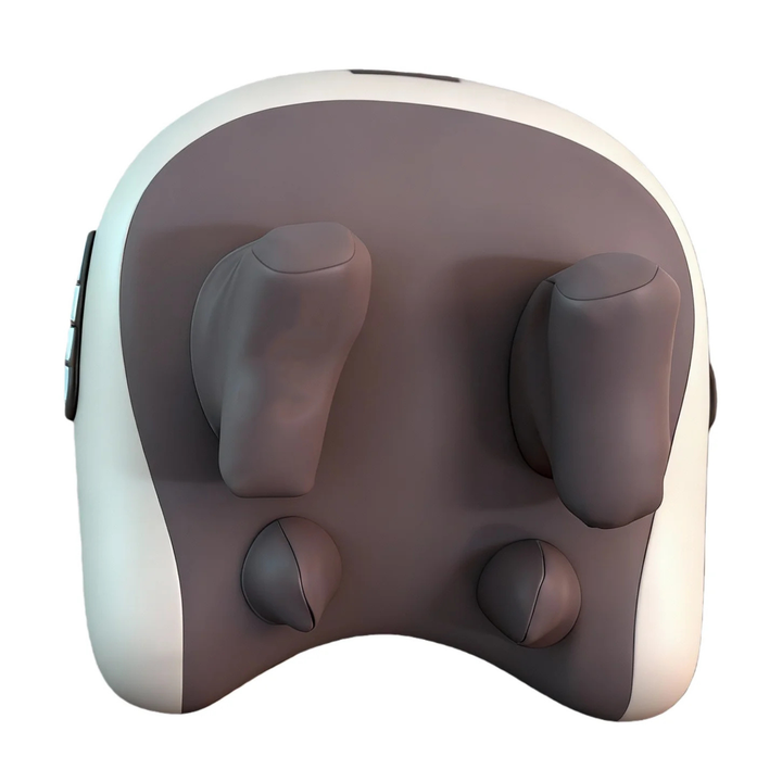 Massage pillow with multiple massage nodes on a white background