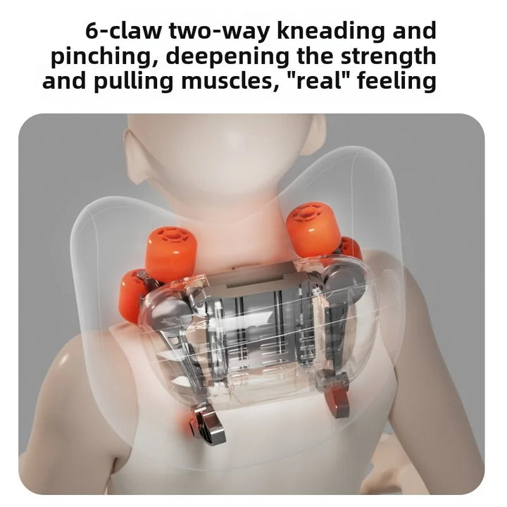 6claw 2way kneading labeled for massage therapy.